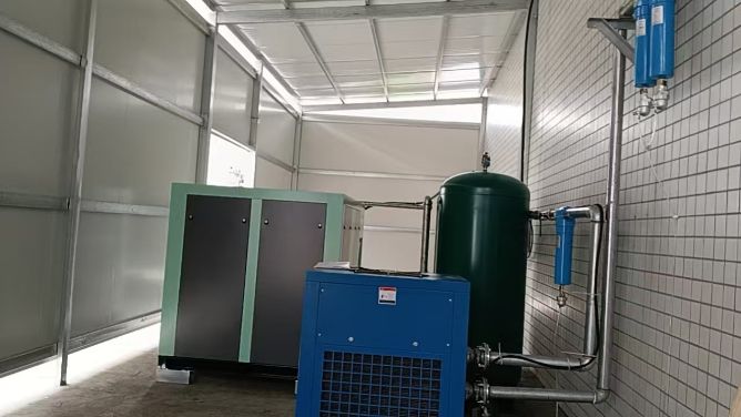Hanbell 75KW two-stage permanent magnet variable frequency screw air compressor